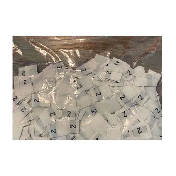 Clothes size labels/ garment tags - Picture 5 of 8